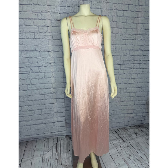 American Vintage 60's Nightgown Lingerie Slip bundle of 2 pink & green size XS - Picture 1 of 11